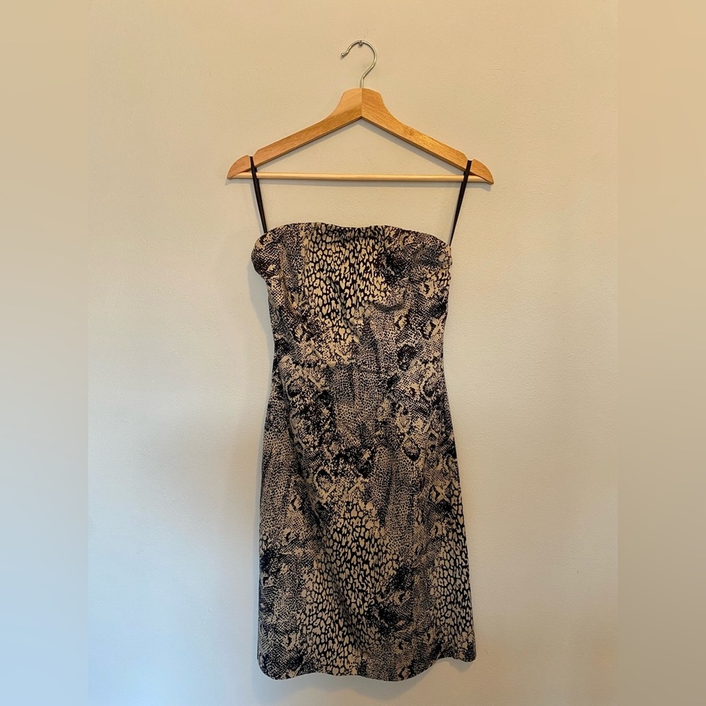 The limited off the shoulder strapless dress. Worn once for a dance